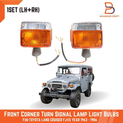 Front Corner Turn Signal Lamp Light for Toyota Land Cruiser FJ45 BJ40 (60-84)
