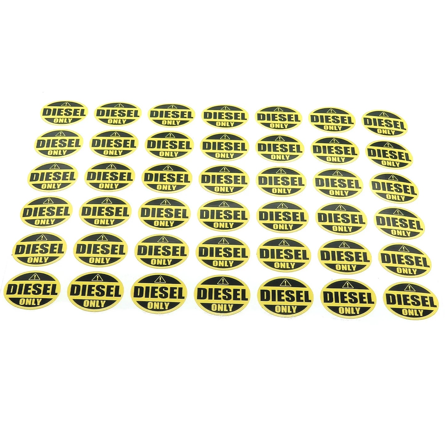 Diesel Only Round Sticker for Truck Label Tank Vinyl Car