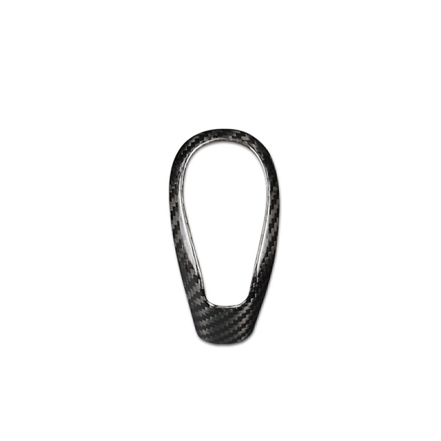 Gear Shift Knob Cover for Volvo S60 V40 (2012-2019) Black Carbon Fiber