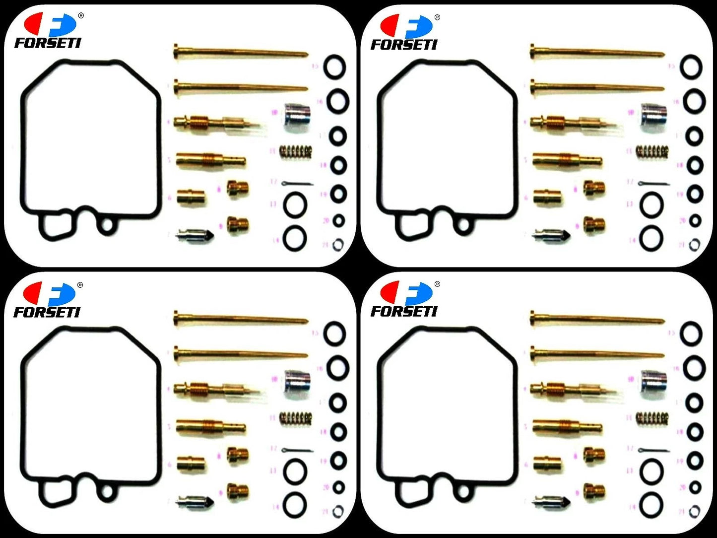 Carburetor Repair Kit for Honda CB900C Custom (1980-1982) - 4 x Rebuilds
