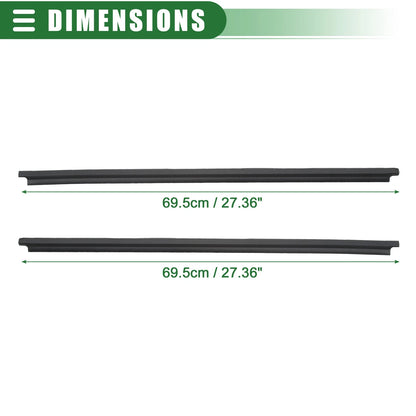 Rear Left Right Door Window Belt Weatherstrip for Toyota Hilux (2005-2014)
