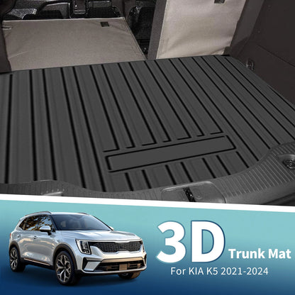 Cargo Liner Rear Trunk Mat for KIA K5, Hyundai Sonata (2020-2024, 2021-2024)