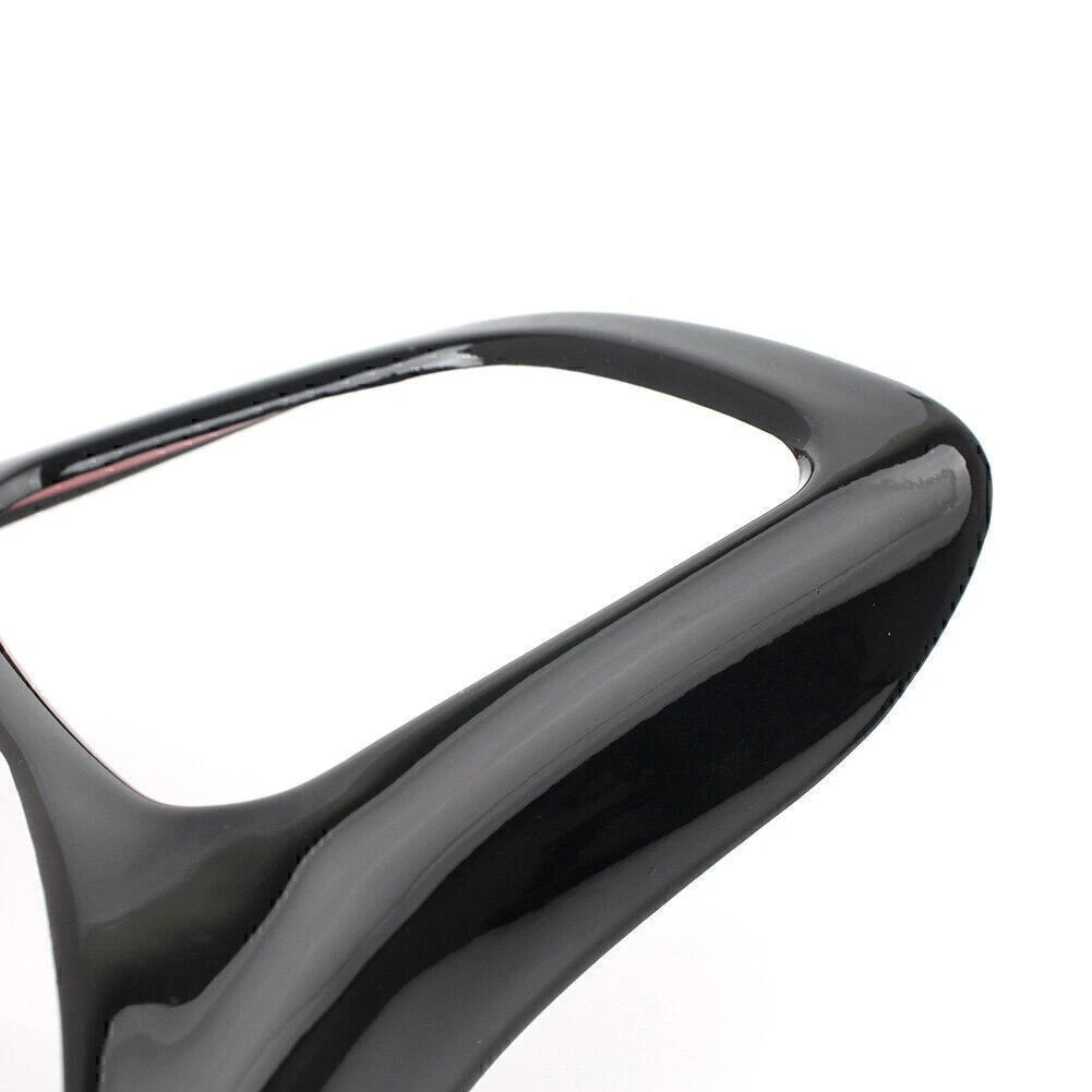 Black Steering Wheel Cover Trim for Benz A B C E S Class GLA GLC