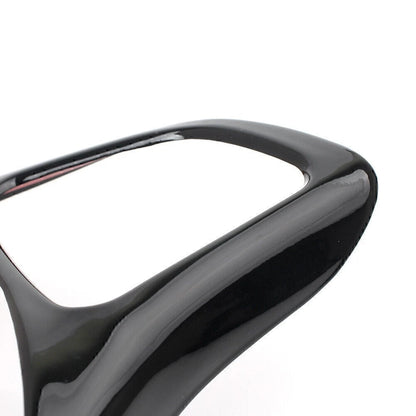 Black Steering Wheel Cover Trim for Benz A B C E S Class GLA GLC