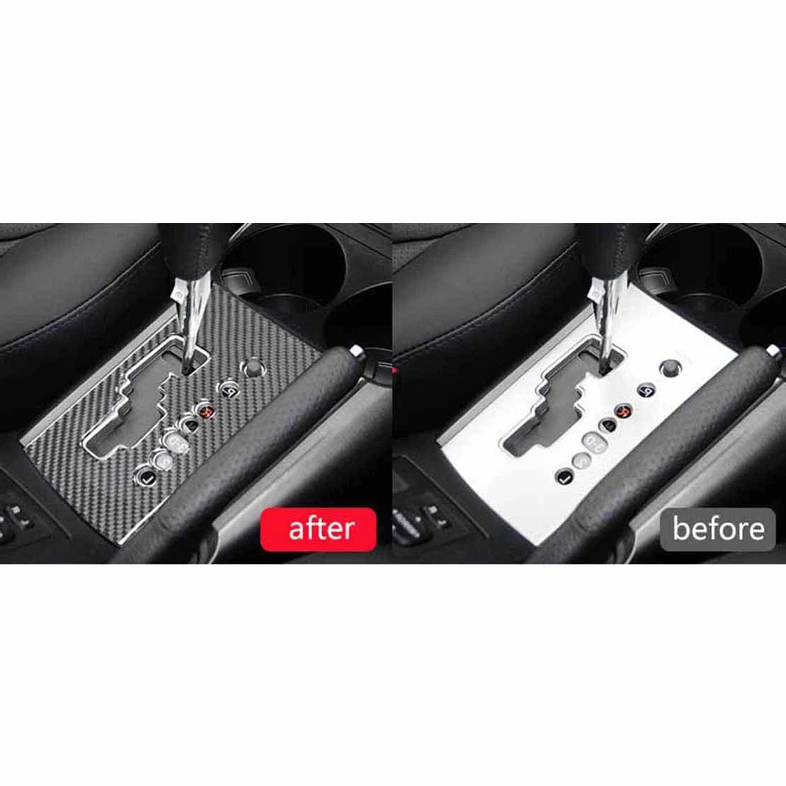 Carbon Fiber Gear Shift Panel Cover Trim for Toyota RAV4 (2019-2023)
