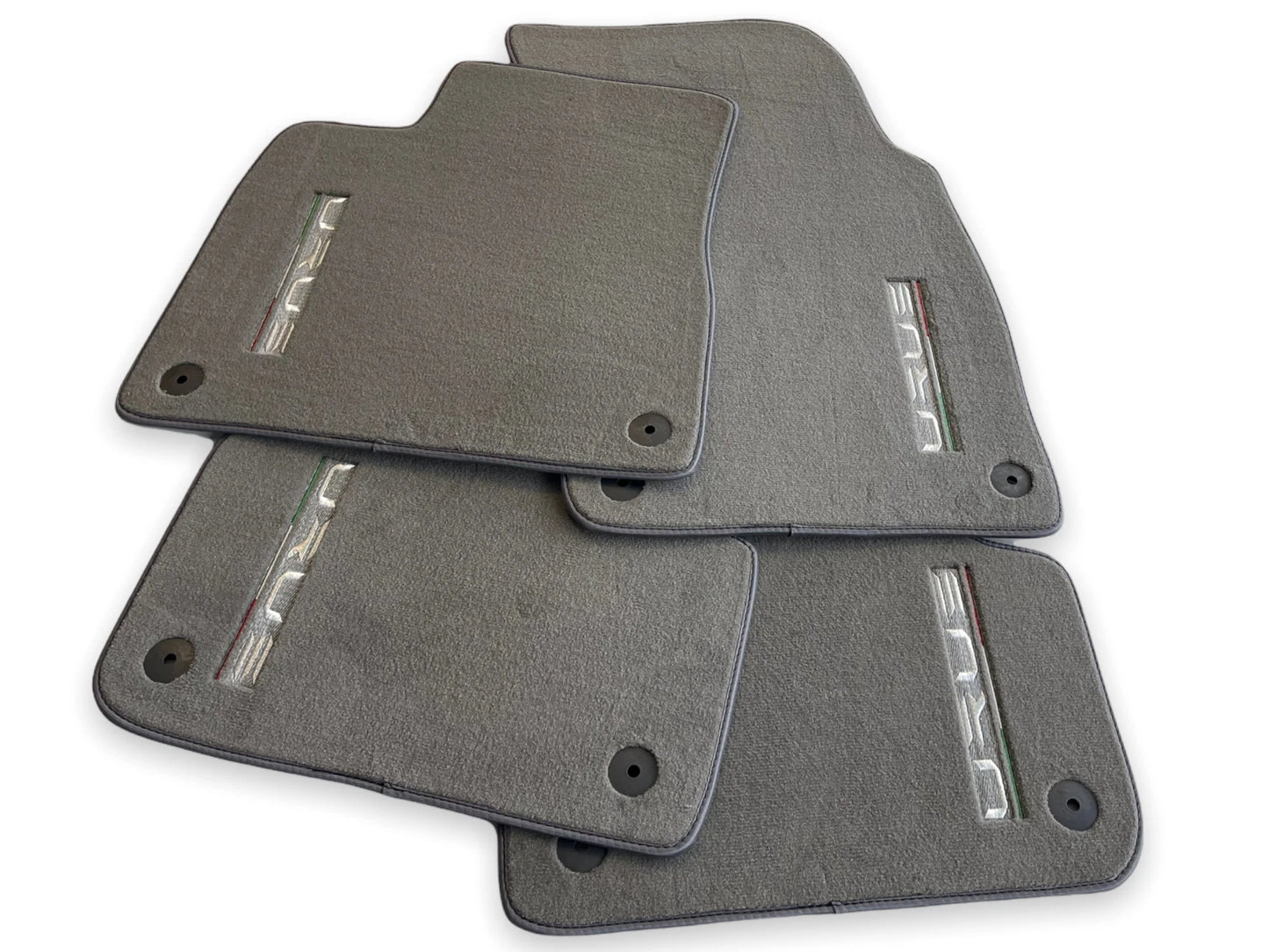 Floor Mats for Lamborghini URUS 2018-2024 Gray Tailored Carpets 2 x AutoWin