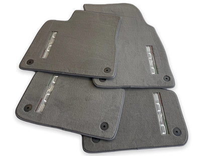 Floor Mats for Lamborghini URUS 2018-2024 Gray Tailored Carpets 2 x AutoWin