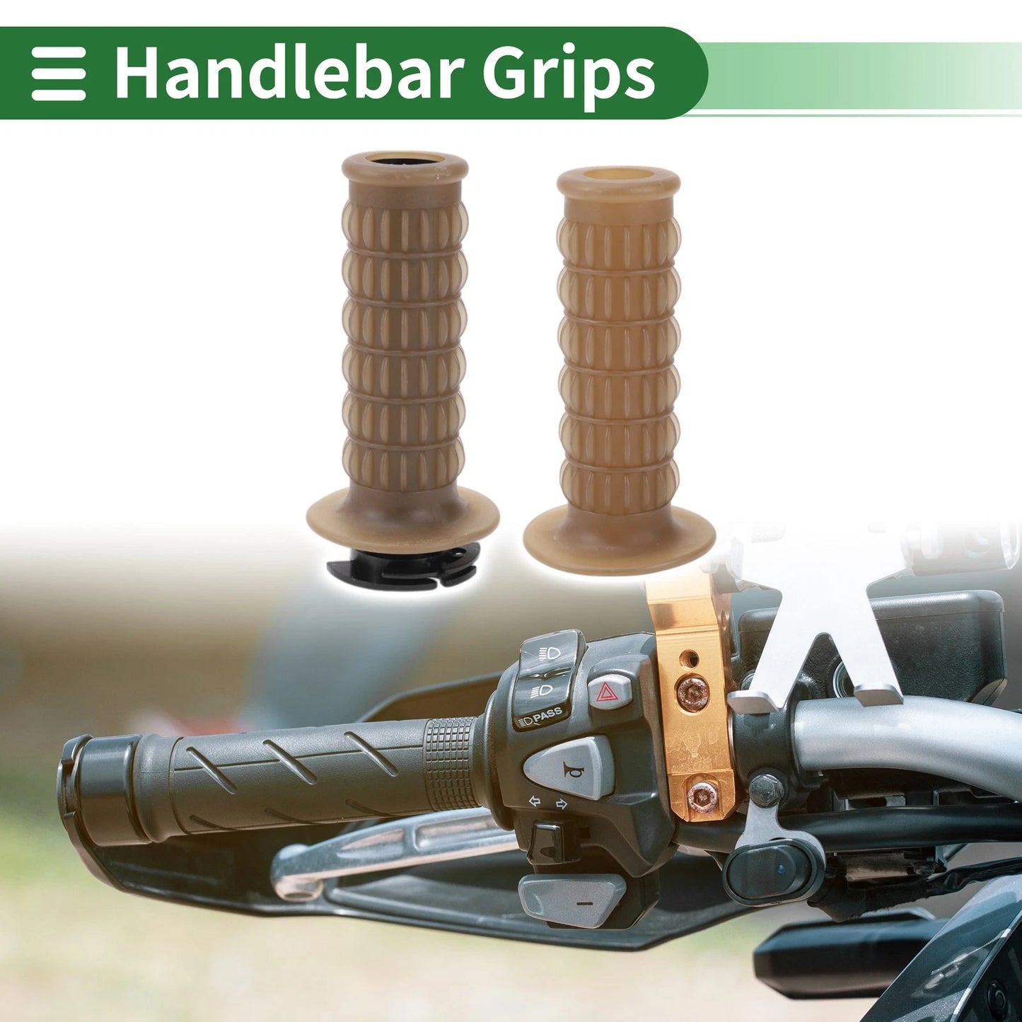 Grips / 7/8 22mm / Hand Grips End Cap Kit for Motorcycle