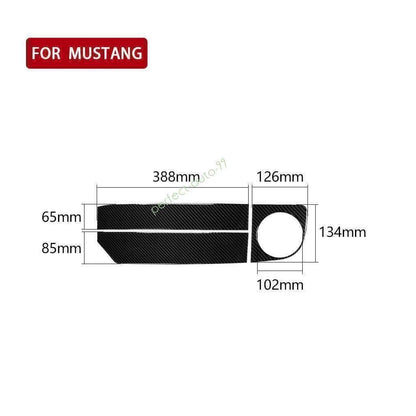 Carbon Fiber / Right AC Vent Cover for Ford Mustang (2010–2014)