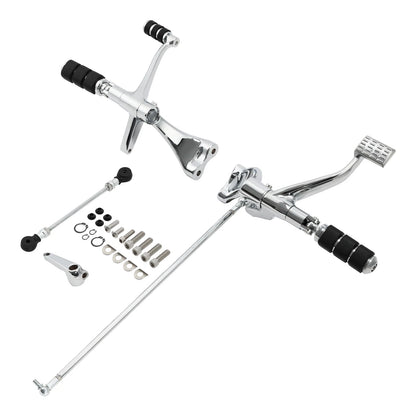 Chrome Forward Controls Kit for Harley Sportster 883 1200 (2004-2023)