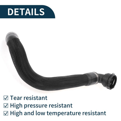 Upper Radiator Hose for Volvo XC90 (2016-2021) Rubber Black