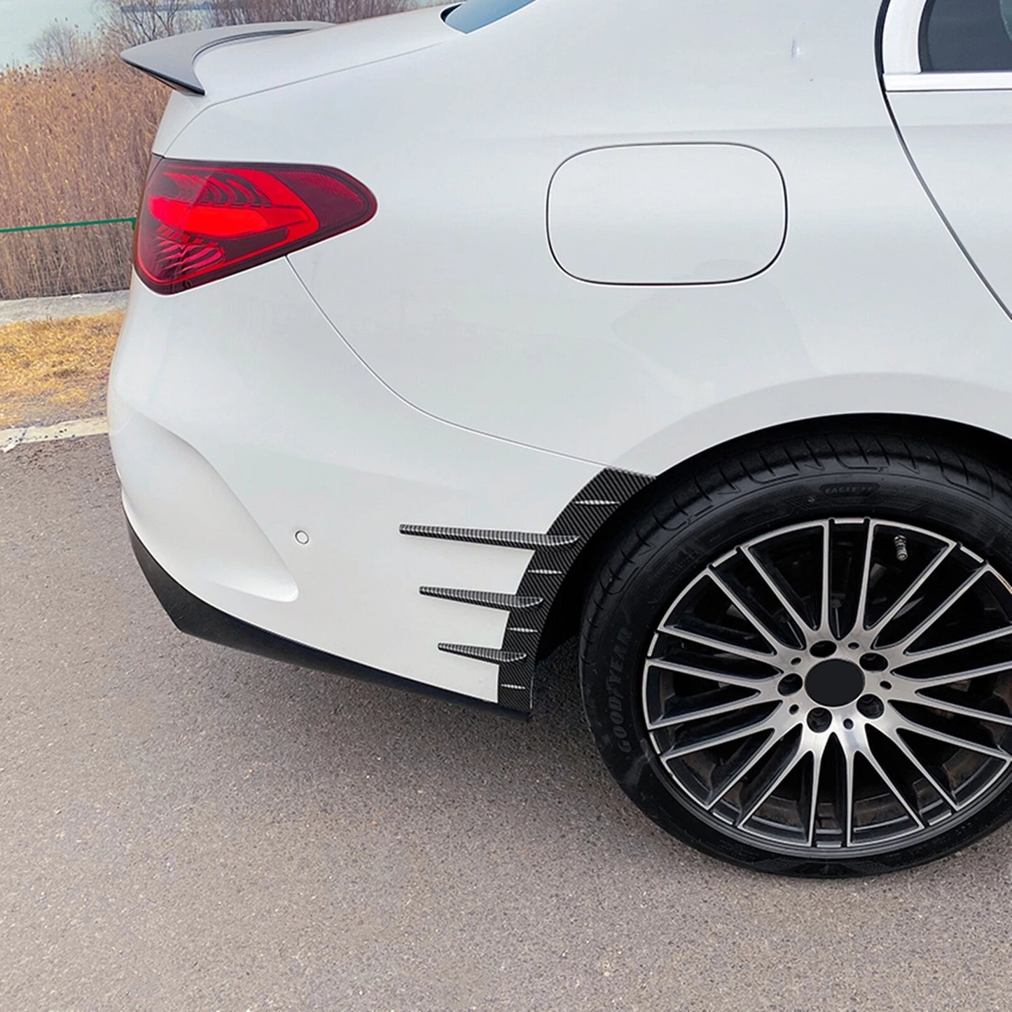 4 x Side Wheel Fender Trim Covers for Mercedes Benz W206 C200 C300 (2022-)
