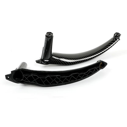 Carbon Interior Window Switch Door Panel Handle Armrest For BMW X5 X6 E70 E71