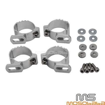Motorcycle Quarter Headlight Fairing 35-45mm Fork Mount Clamps for Harley Dyna (2006-2023)