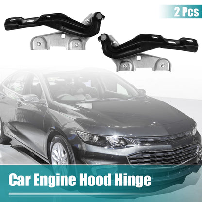 Hood Hinge Right & Left for Chevrolet Black