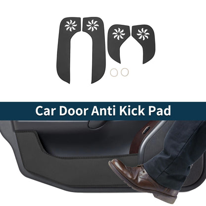 Black Door Anti Kick Pad Sticker Protector for Volvo XC60 (2018-2023)