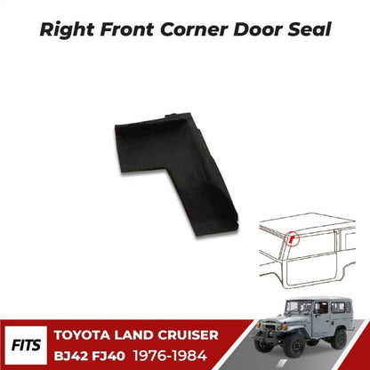 Door Seals Weatherstrip Rubber RH Front Fits Toyota Land Cruiser FJ40 74-84 D10