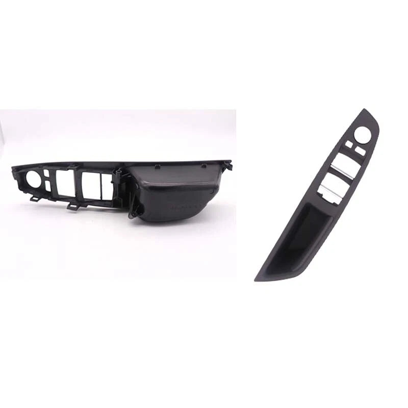 Black Inner Window Switch Door Panel Handle Armrest For BMW F10 5 Series 11-18