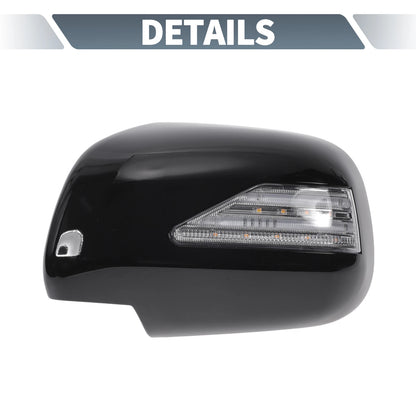 Rearview Mirror Cover Overlay Gloss Black for Lexus RX330 RX300 (2003)