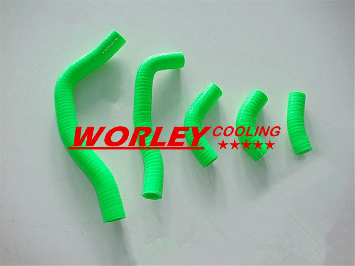 Silicone Radiator Hose for HONDA CRF450 (2005) - Green