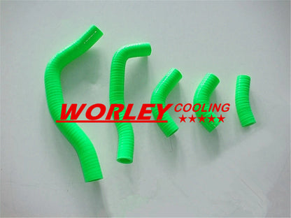 Silicone Radiator Hose for HONDA CRF450 (2005) - Green