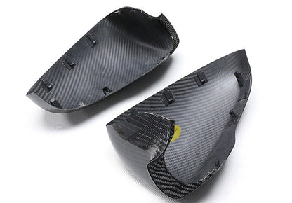 2 x Carbon Fiber Rear View Mirror Cover Caps for BMW F10 M5 (2011-2017)