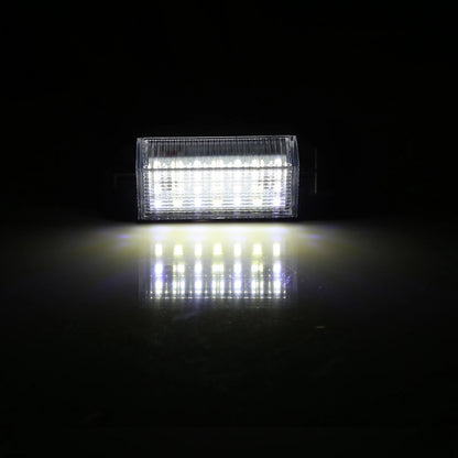 2 x Car LED License Plate Lights for BMW 318i (1992-1998)