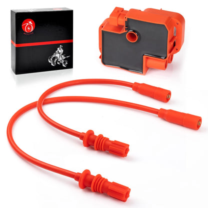 Ignition Coil & Spark Plug Wires for Polaris Scrambler 850/1000 (2013-2024)