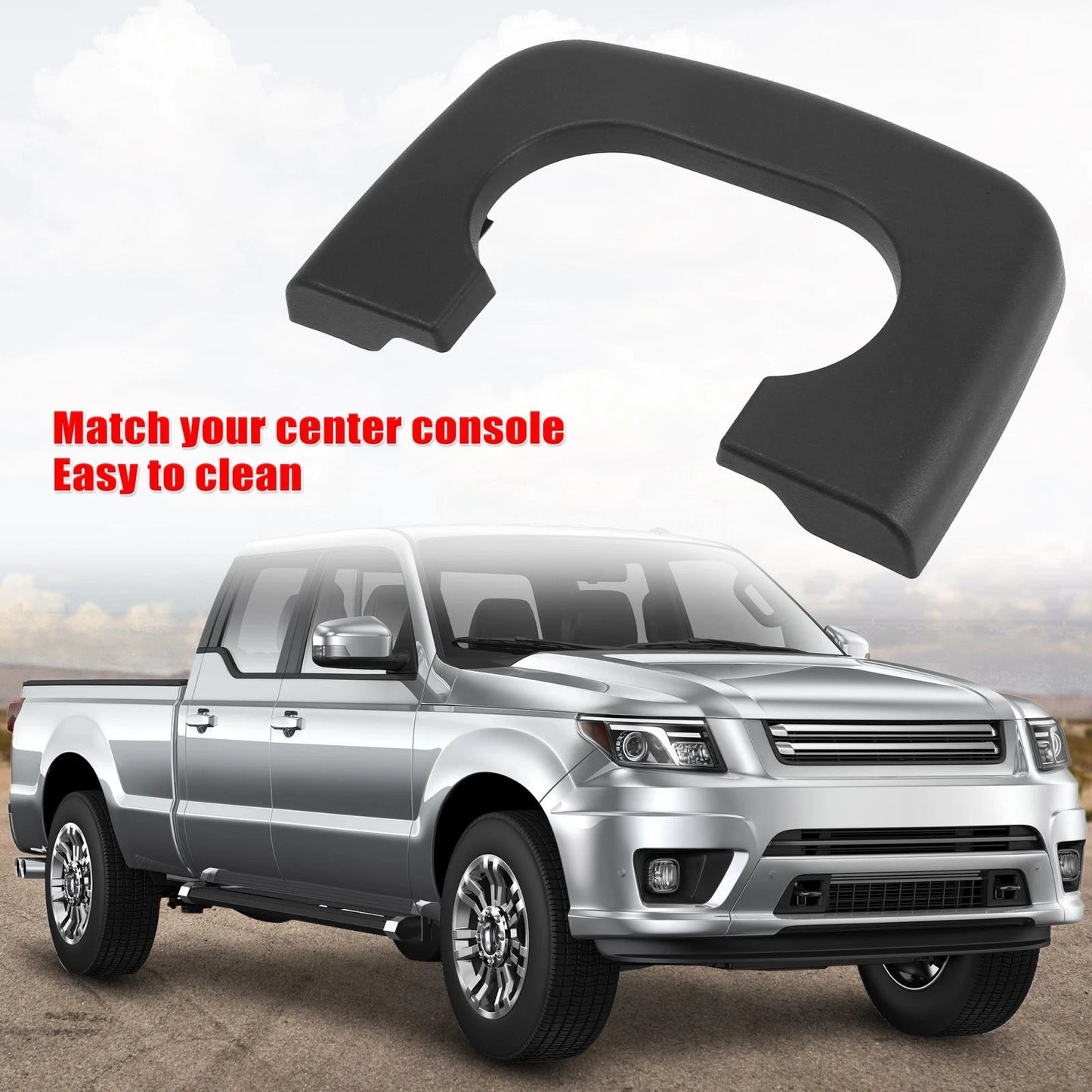 Black Center Console Cup Holder Pad for Ford F150 (1993-2003)