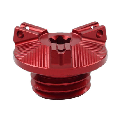 Red Engine Oil Cap Bolt Screw Filler Cover for Kawasaki Z400 Z650 Z800 Z900 Z1000