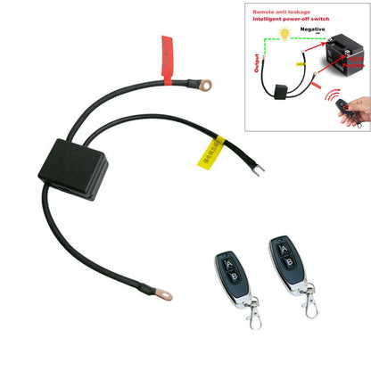 12V Wireless Remote Motorcycle Battery Disconnect Isolator Switch