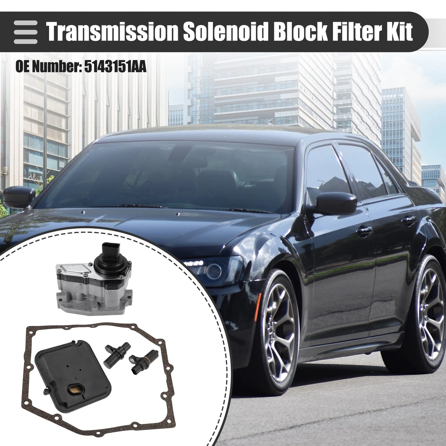 Transmission Solenoid Block Filter Kit for Chrysler 300 (2005-2011)