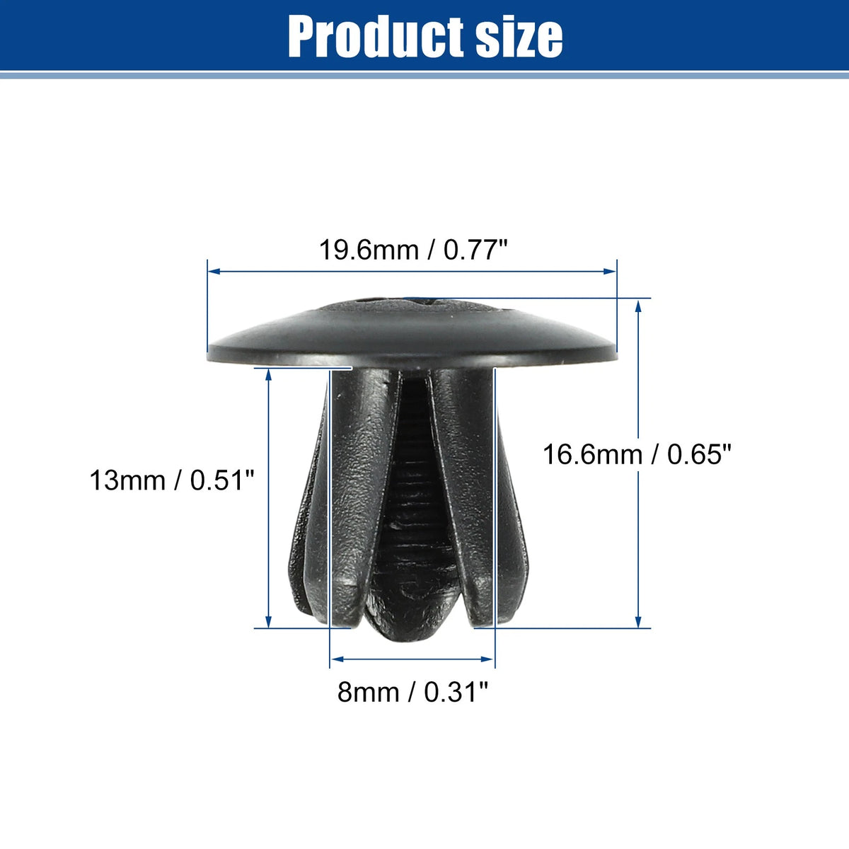 30 x Bumper Cover Retainer Clips for Hyundai Sonata (2011-2014)