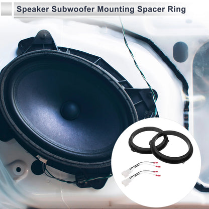 6.5" Speaker Spacer Adapter for Ford Focus  -  Tweeter Rings