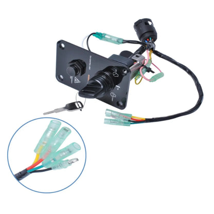 Outboard Key Switch Panel Assembly for Yamaha Single Engine Models