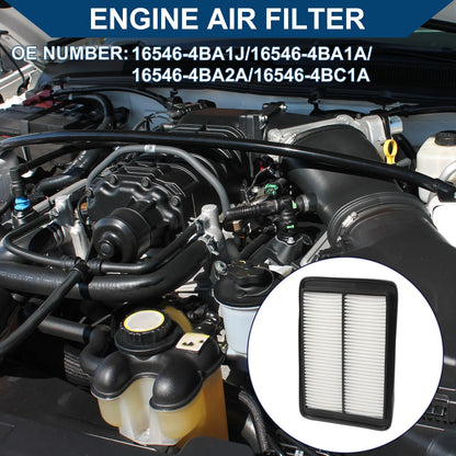 Engine Air Filter No.165464BA1A for Nissan Rogue 2.0L 2.5L (2014-2020)