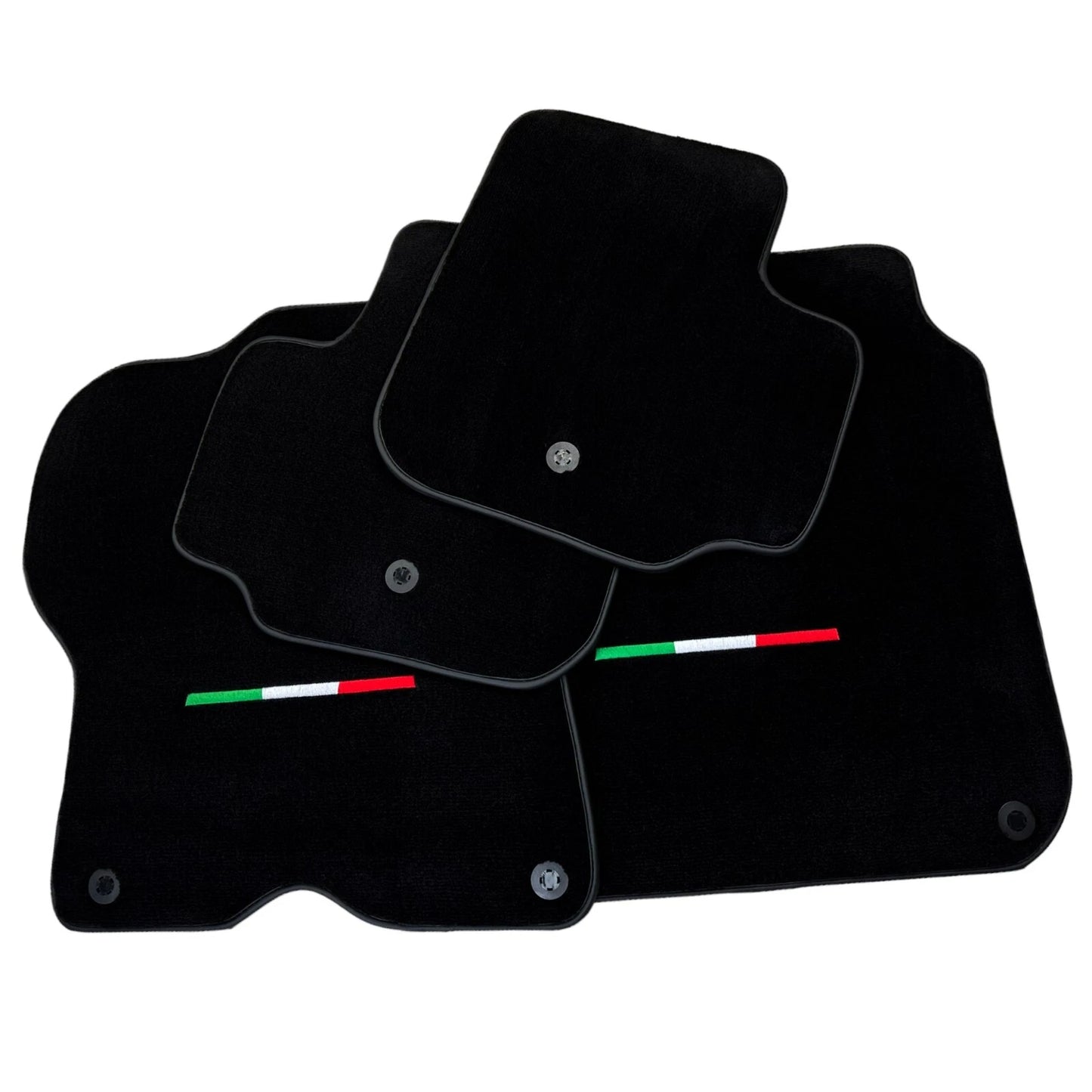Black Floor Mats for Ferrari GTC4 Lusso (2016-2023) - AutoWin Brand