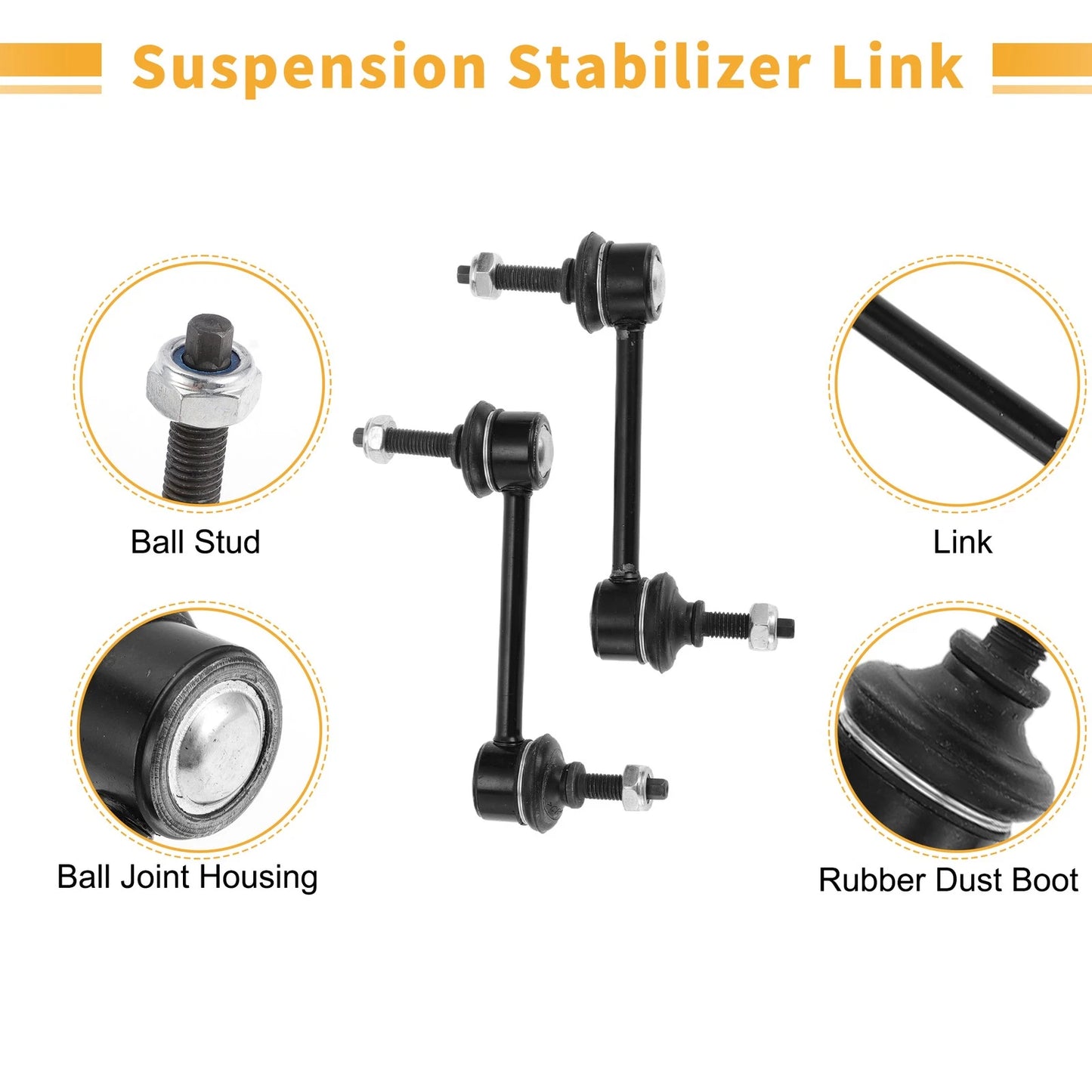 Rear Sway Bar Links for Lincoln MKT, Ford Flex (2009-2010)