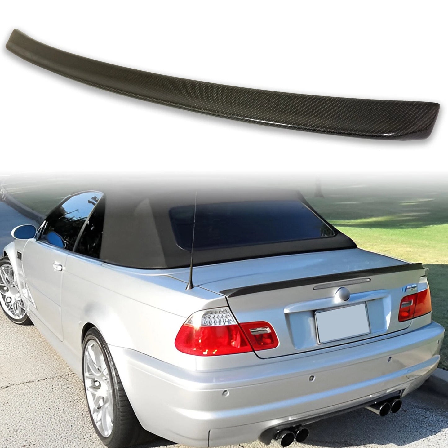 Boot Spoiler for BMW 3 Series E46 Cabriolet (1999-2007)