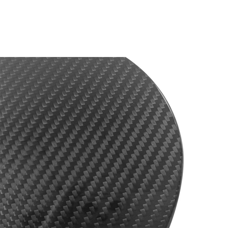 Carbon Fiber Fuel Filler Gas Cap Tank Cover Trim for Maserati Ghibli 2014-2023