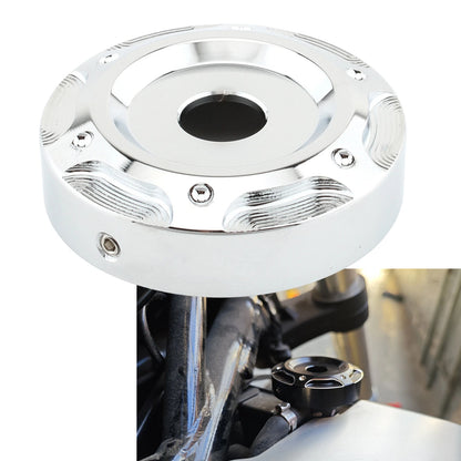 Silver Aluminum Radiator Cap Covers for Harley Davidson X350 (2023)