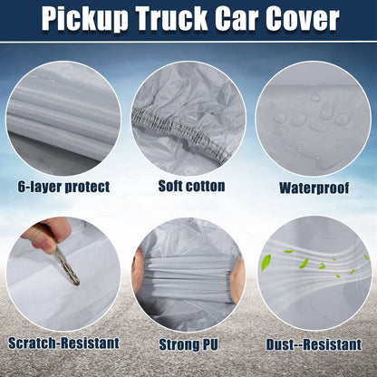 SUV Car Cover 190T Sun Protection for Chevrolet Tahoe 4-Door Gray (2007-2024)