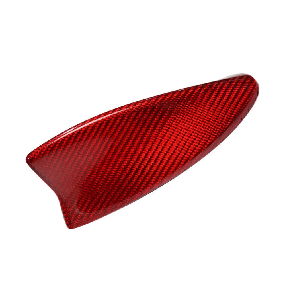 Red Carbon Fiber Shark Fin Antenna Cover for Lexus LS LX ES IS NX RX RC UX (2015-2023)