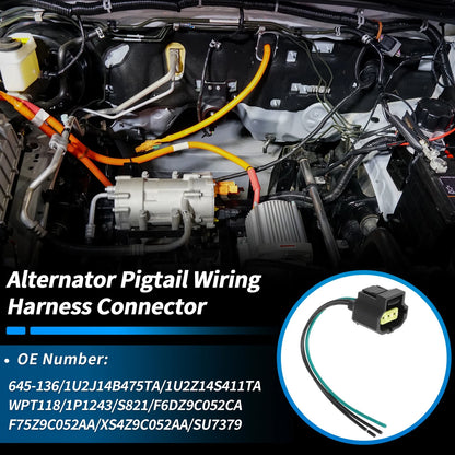 Alternator Plug Wiring Harness Pigtails for Ford Lincoln