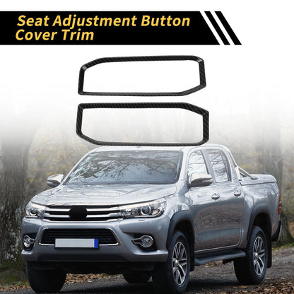 Carbon Fiber Seat Adjustment Button Panel for Toyota Tundra (2022-2024)