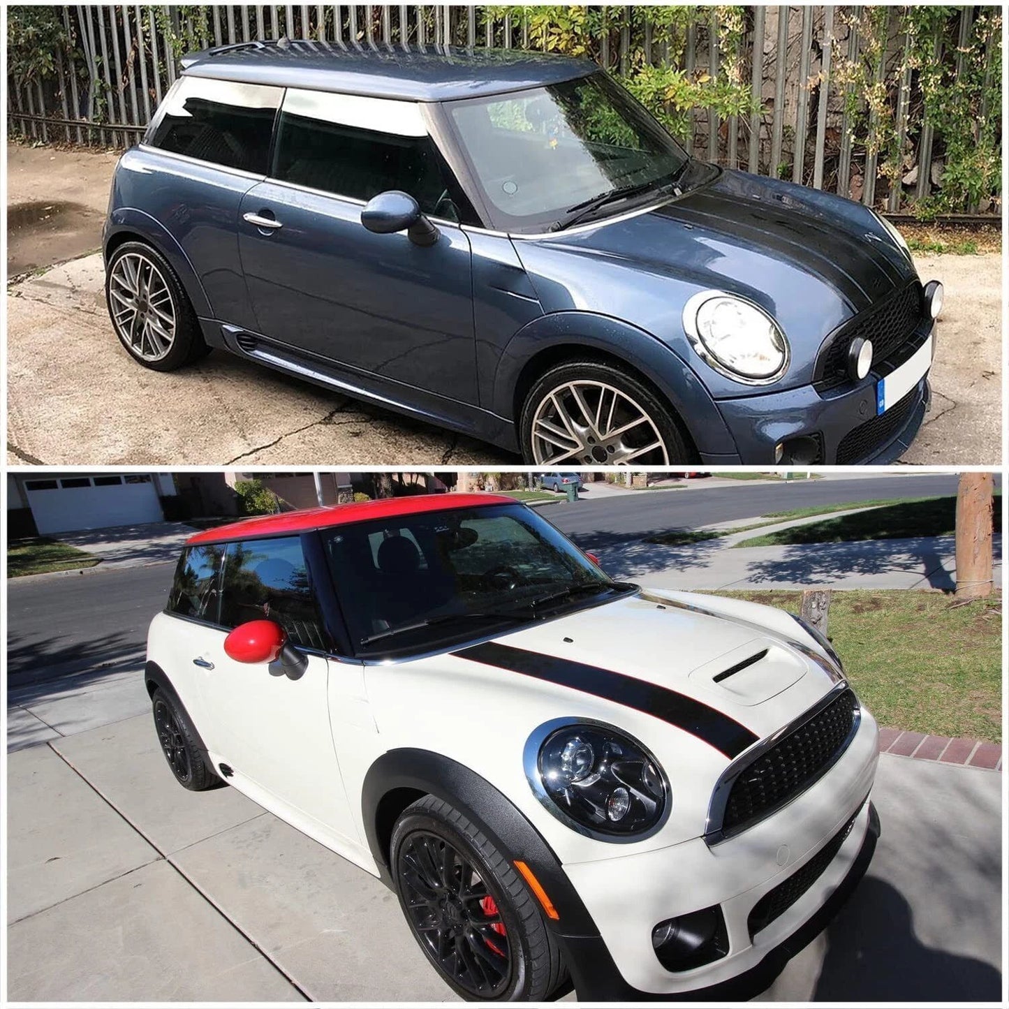 Chrome Headlight Trim Rings for Mini Cooper R55 R56 (2007-2015)