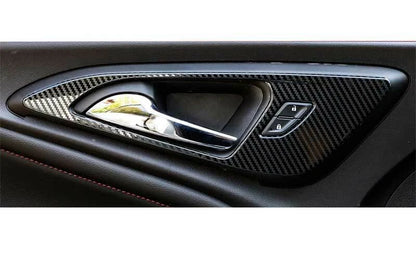 Steel Carbon Fiber Inner Door Handle Trim for Chevrolet Malibu(2016–2021)