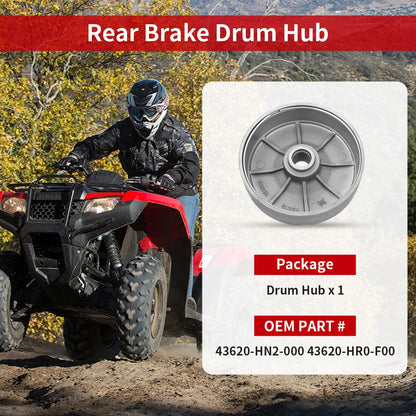 Rear Brake Drum Hub for Honda Foreman (2005–2013)