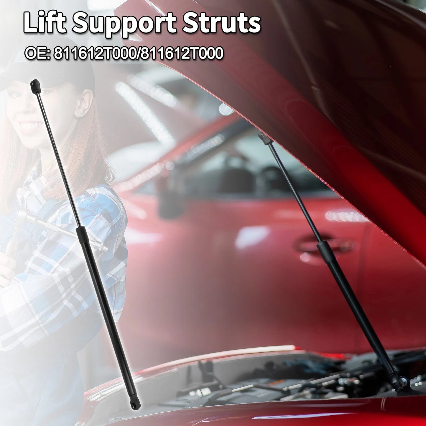 Hood Lift Supports Struts for Kia Optima (2011-2015)