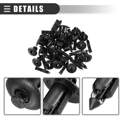 25 Pcs Bumper Grille Radiator Air Deflector Clips for Volvo (2001-2007)